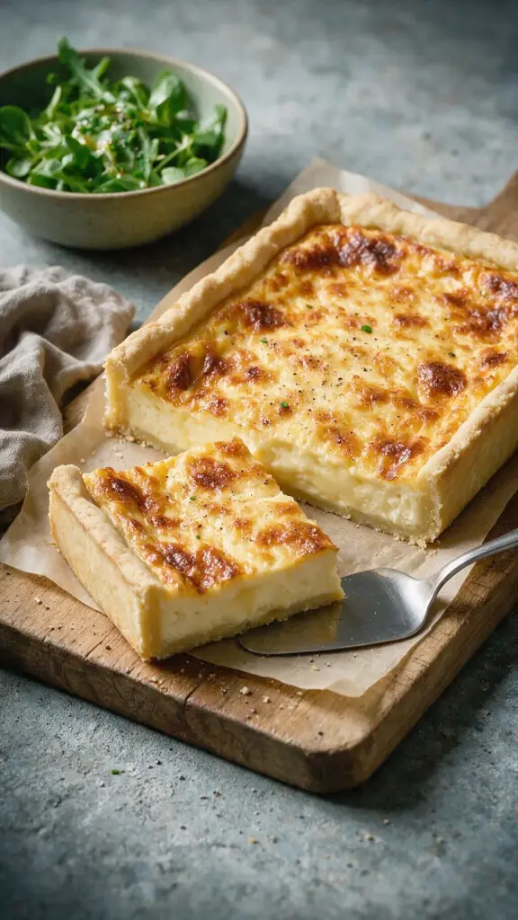 Herzhafter Käsekuchen