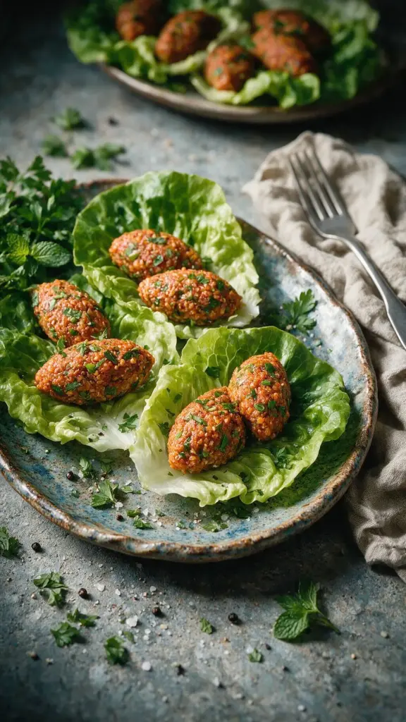 Rohe Hirsch-Bulgur-Köfte