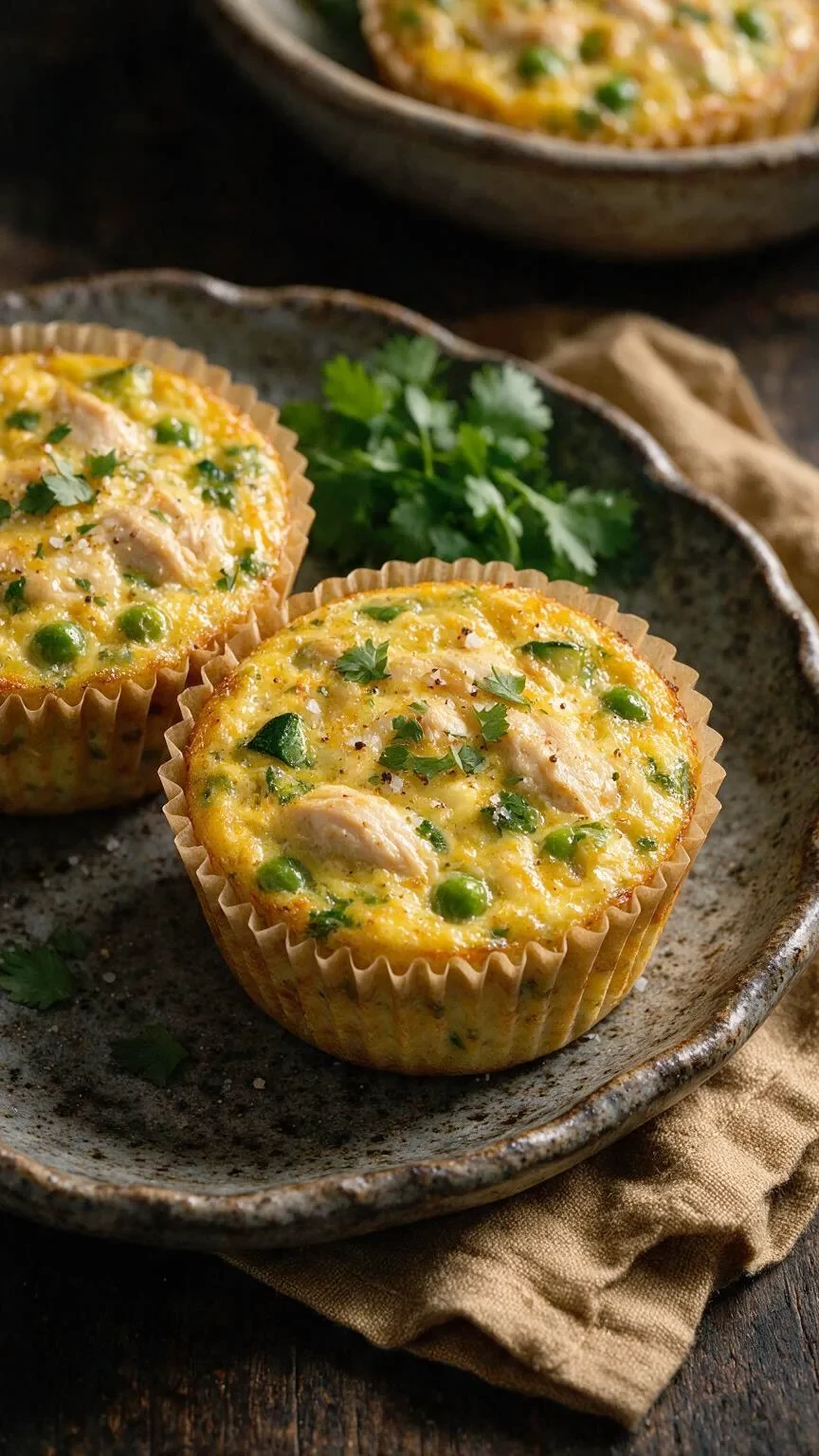 Indische Hähnchen-Muffins