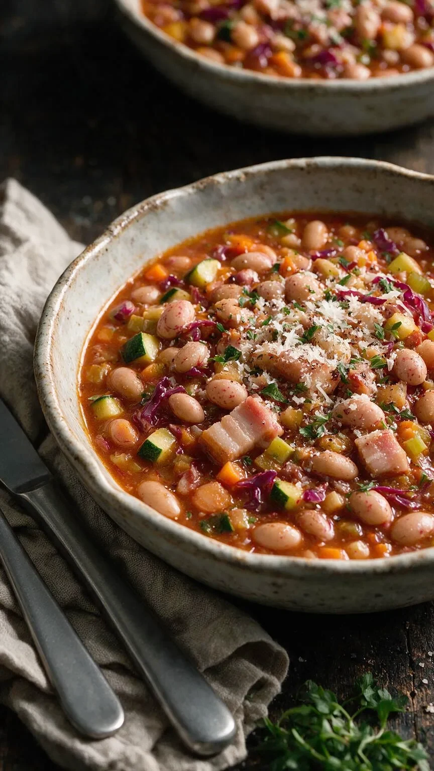 Italienische Bohnensuppe