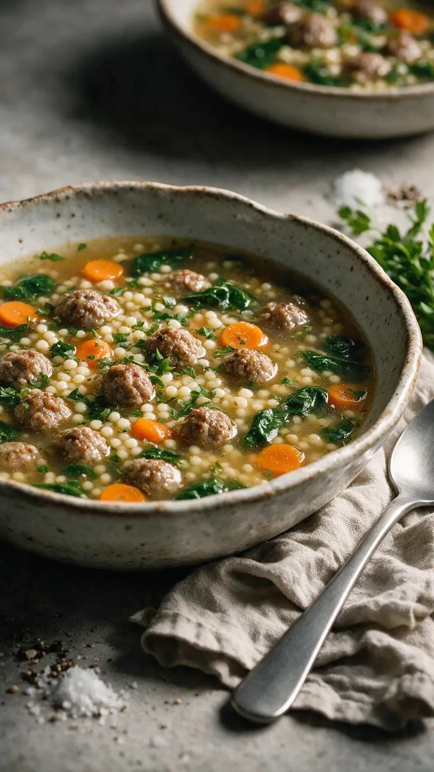 Italienische Hochzeitssuppe