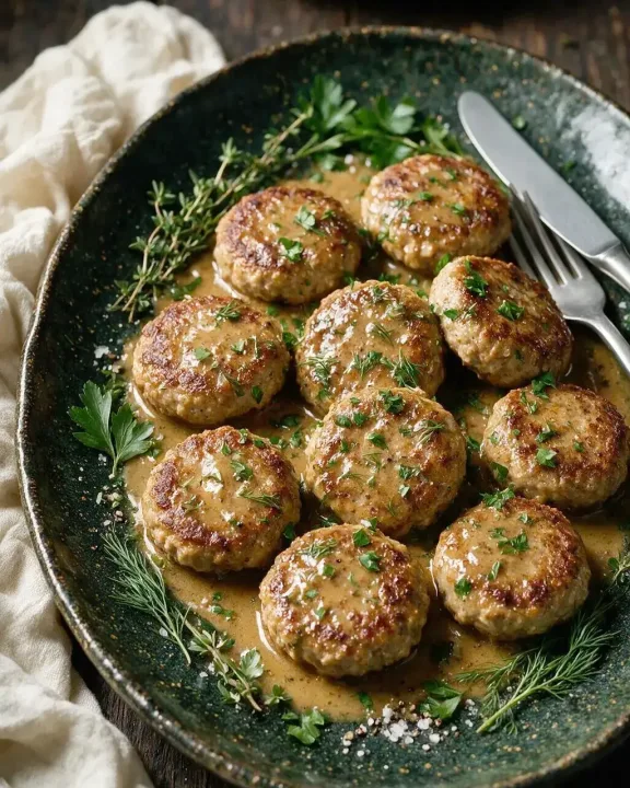Kalbsfrikadellen mit Thunfisch (KI-Illustration)