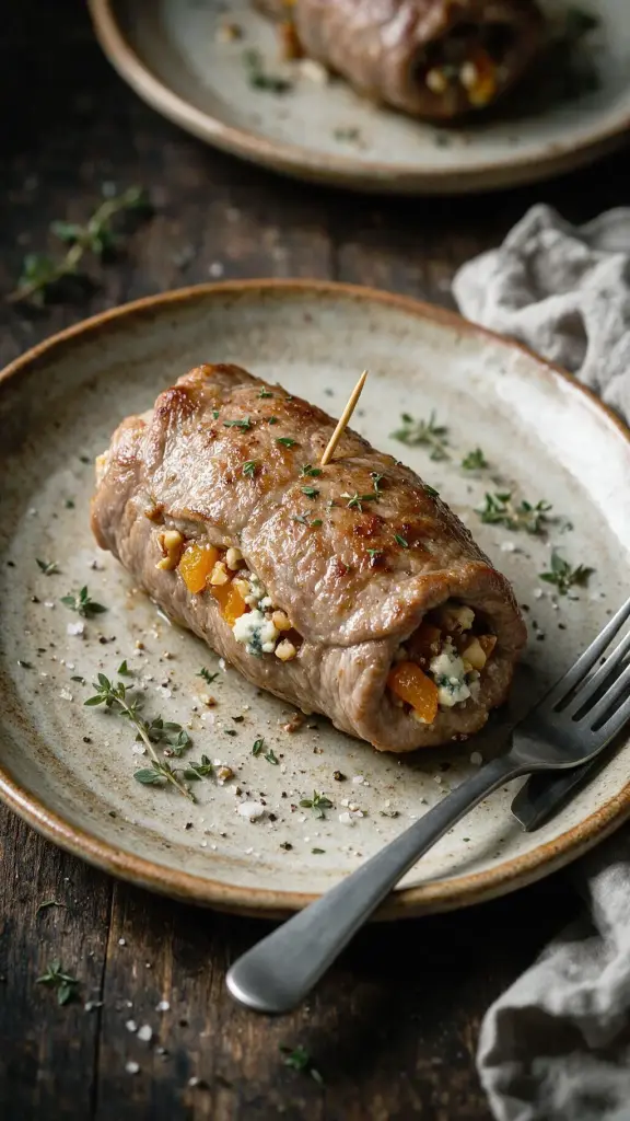 Aprikosen-Nuss-Schnitzel vom Kalb