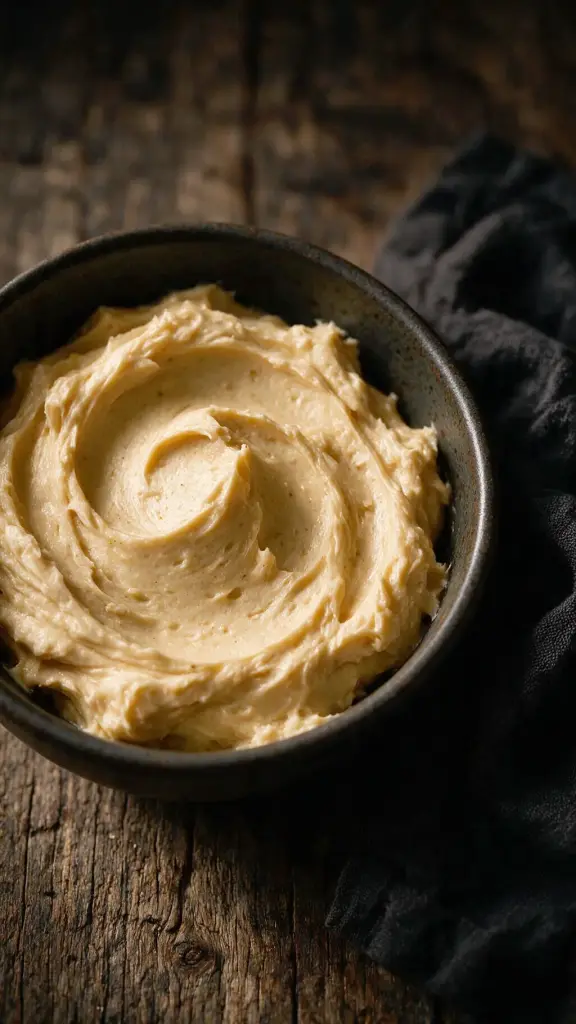 Karamellisierte Knoblauchbutter