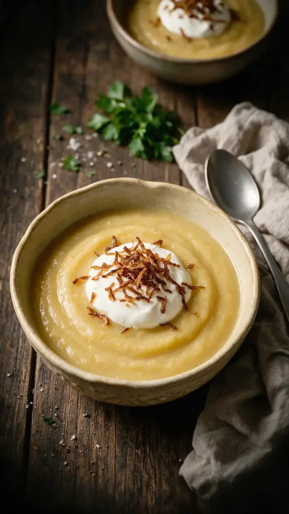 Kartoffel-Apfel-Curry-Suppe