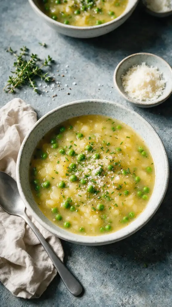 Kartoffel-Erbsen Suppe