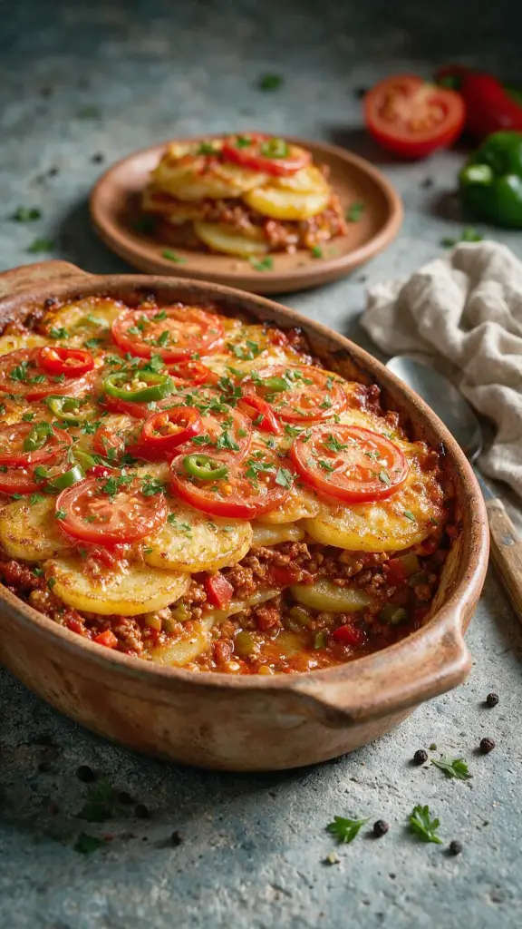 Kartoffelauflauf mit Hackfleisch