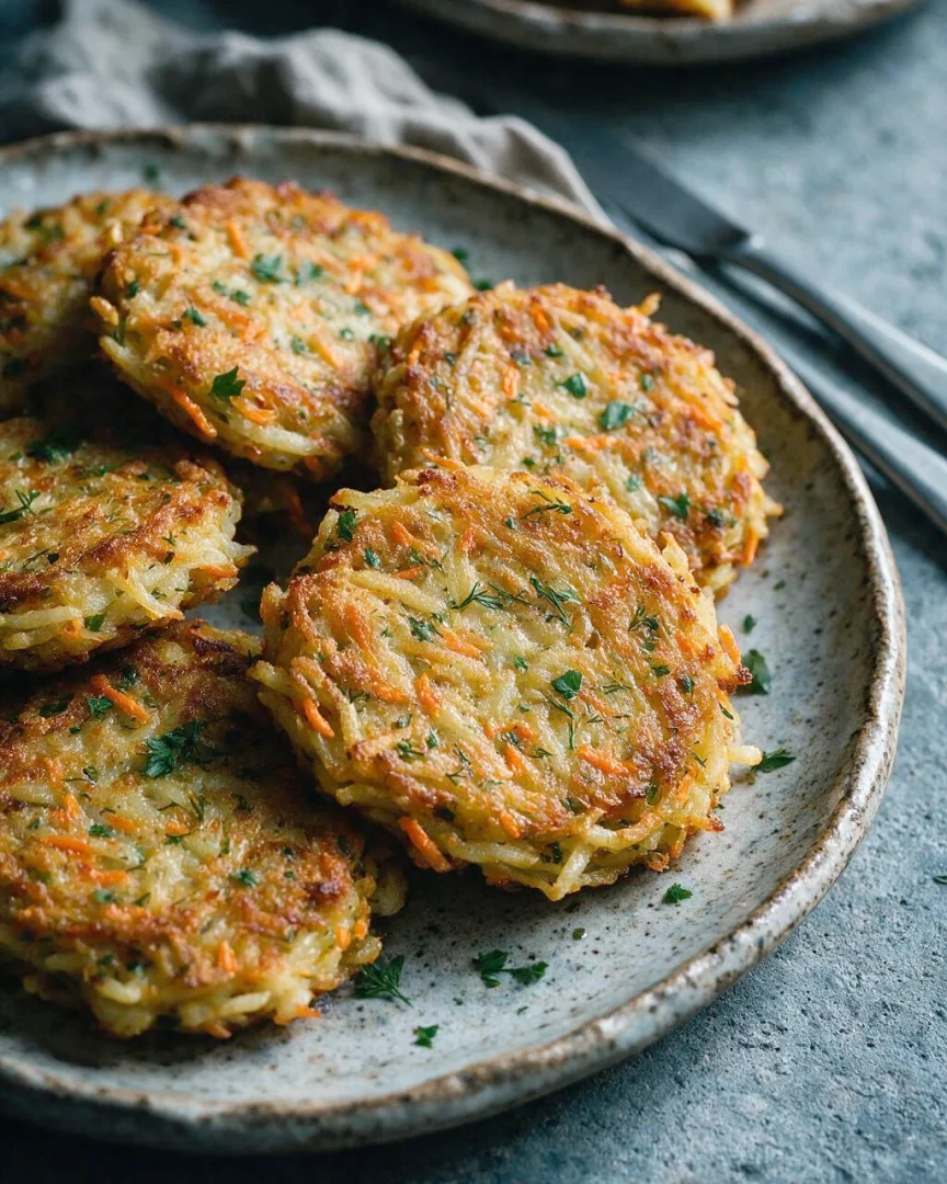 Kartoffelpuffer mit Kräutern (KI-Illustration)