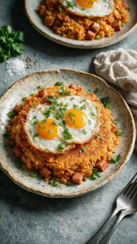 Kimchi-Spam-Reispfanne