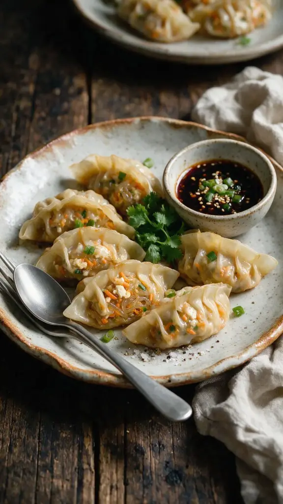 Mandoo, koreanische Dumplings