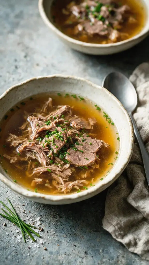 Klare Ochsenschwanzsuppe