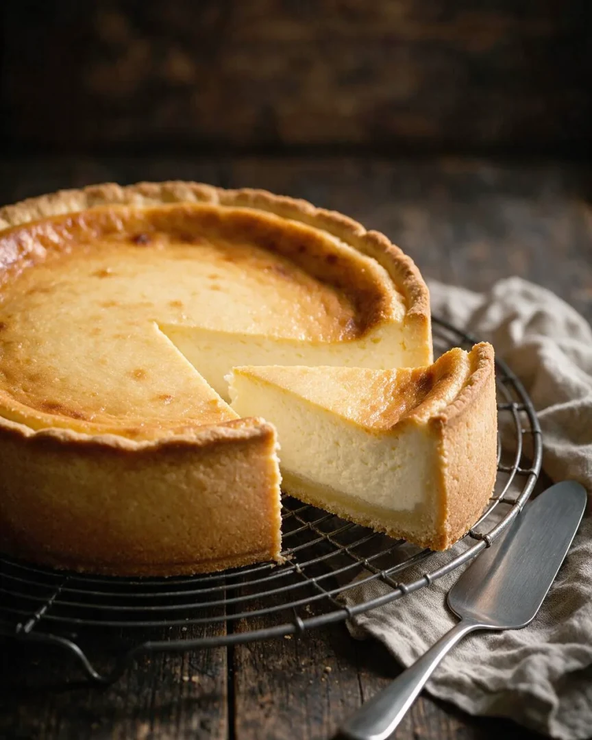 Klassischer Käsekuchen (KI-Illustration)