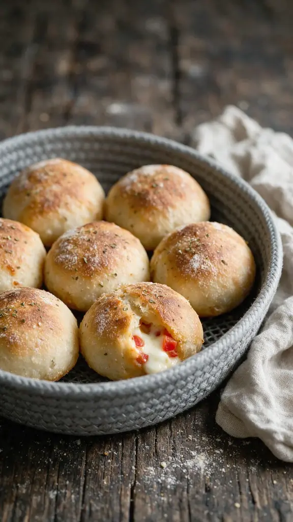 Knusprige Pizzabällchen