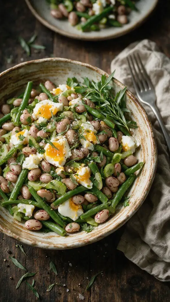 Bohnensalat mit Sellerie & Estragon