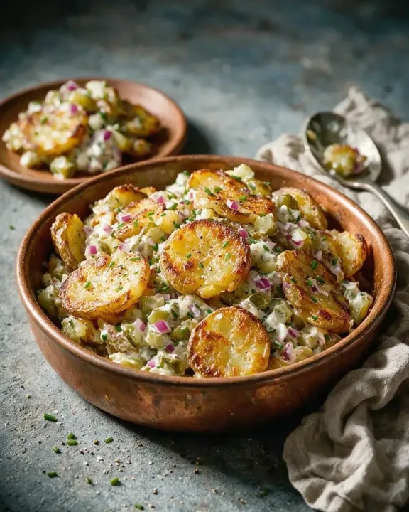 Airfryer-Kartoffelsalat (KI-Illustration)