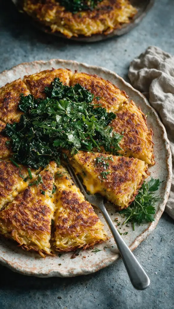 Kartoffel-Käse-Pfannkuchen