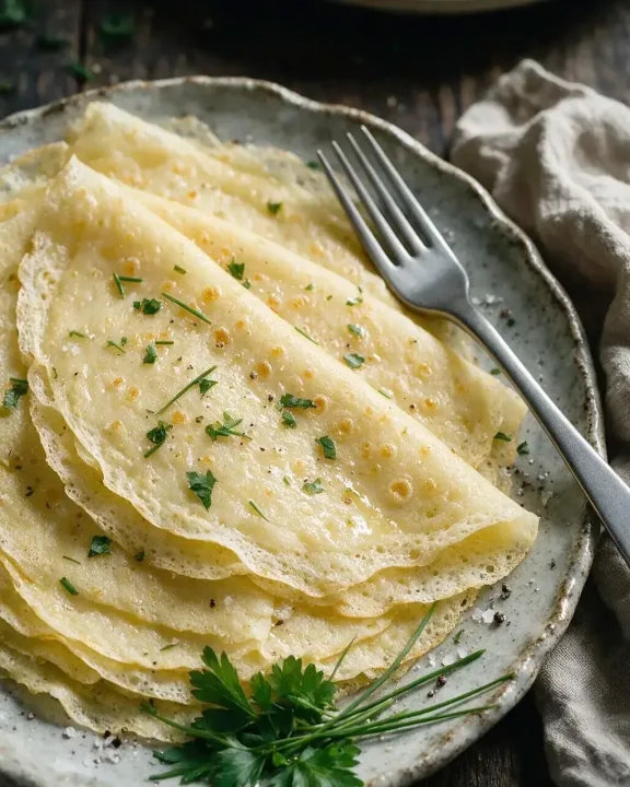 Kokos-Crêpes (KI-Illustration)
