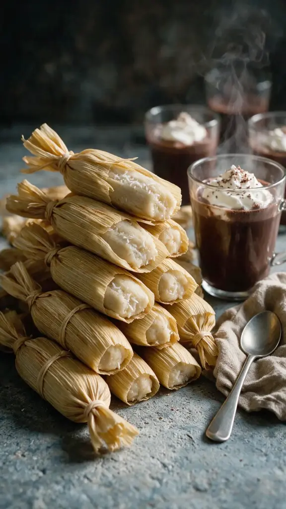 Kokos-Vanille-Tamales