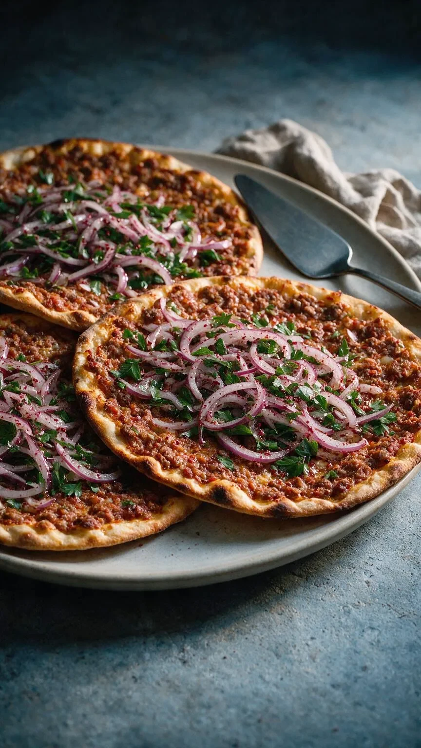 Lahmacun mit Lammhack (KI-Illustration)