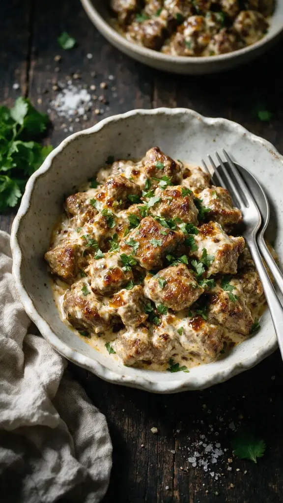Lammragout mit Mango-Pickle