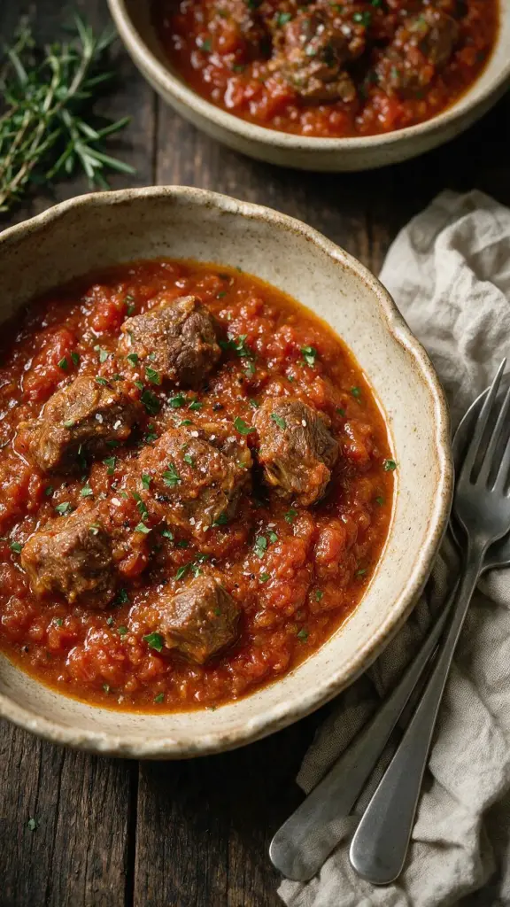 Lammcurry mit Tomaten