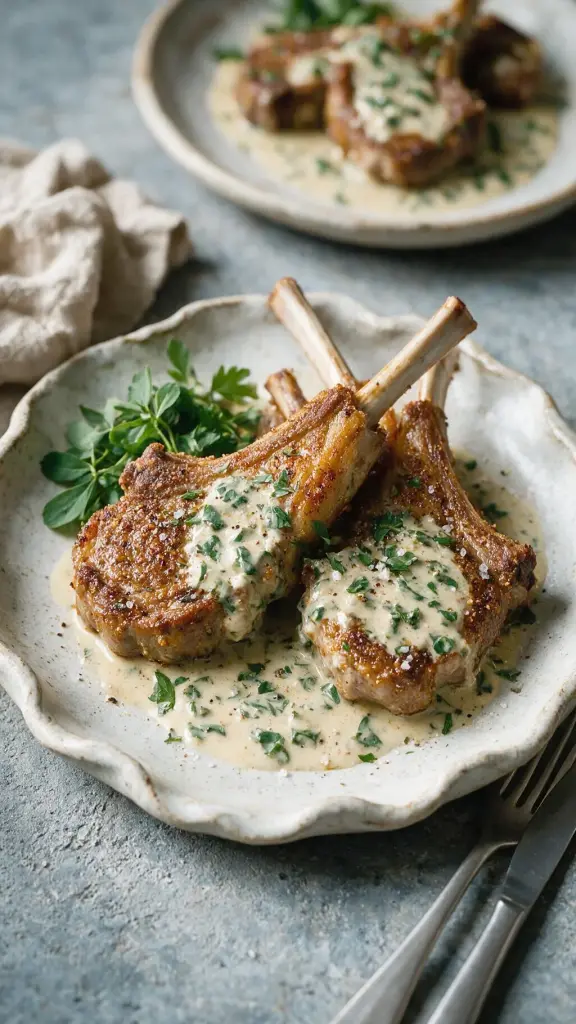 Lammkoteletts mit Bockshornklee