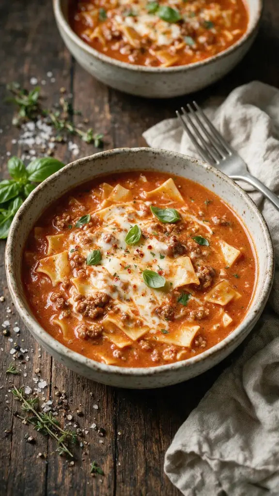 Lasagnesuppe