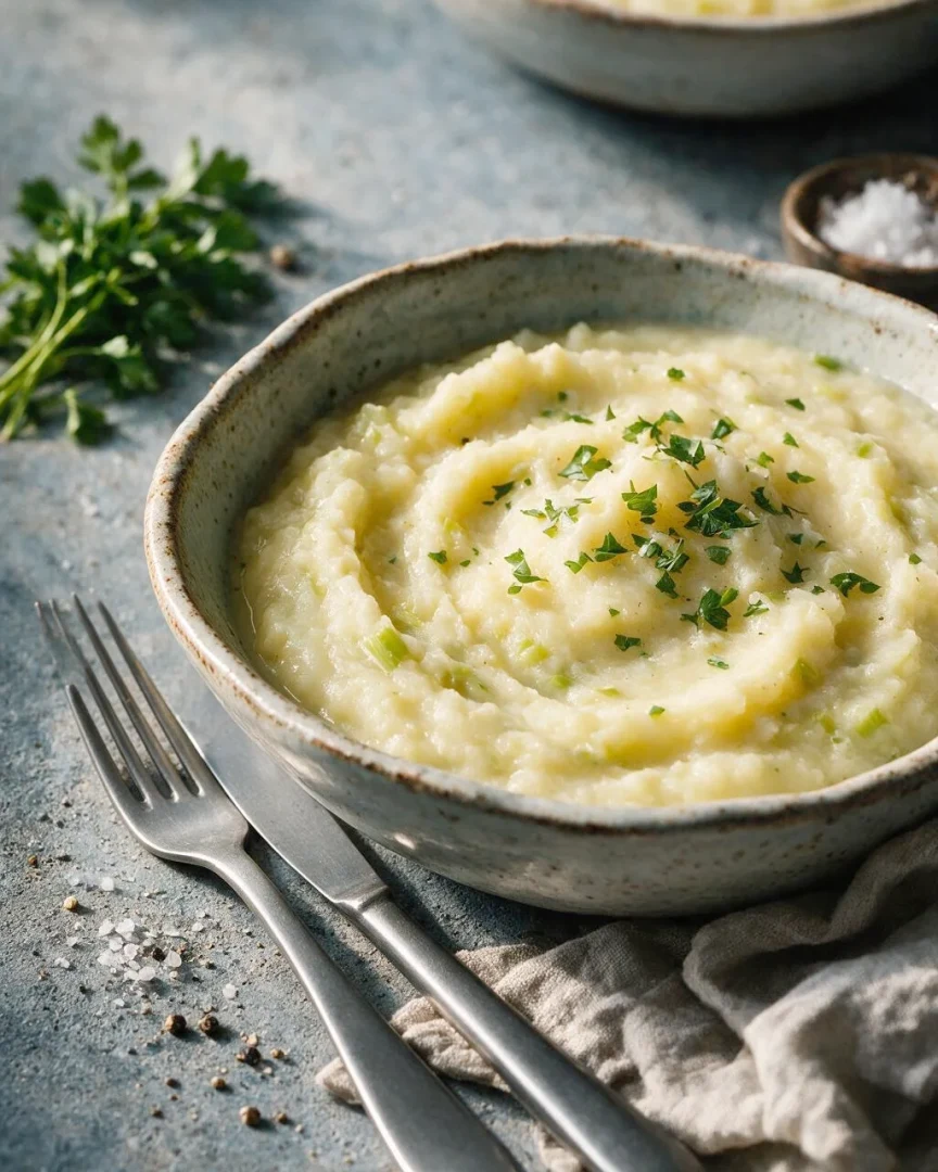 Kartoffelsuppe mit Lauch (KI-Illustration)