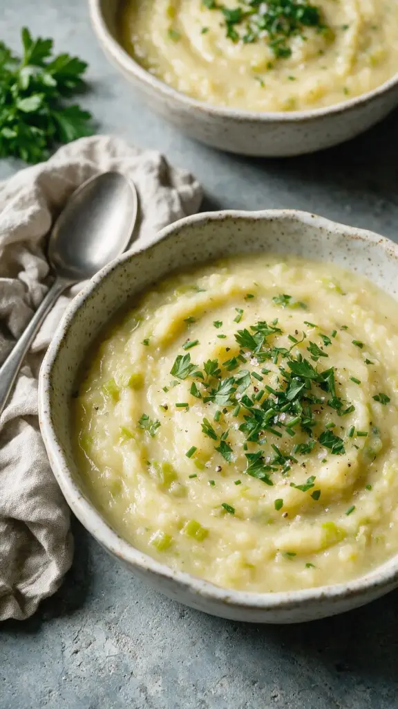 Kartoffelsuppe mit Lauch