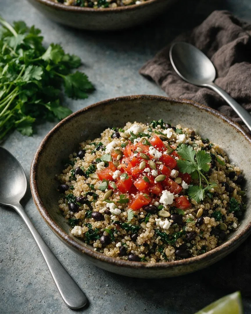 Limetten-Quinoa-Pilaw (KI-Illustration)