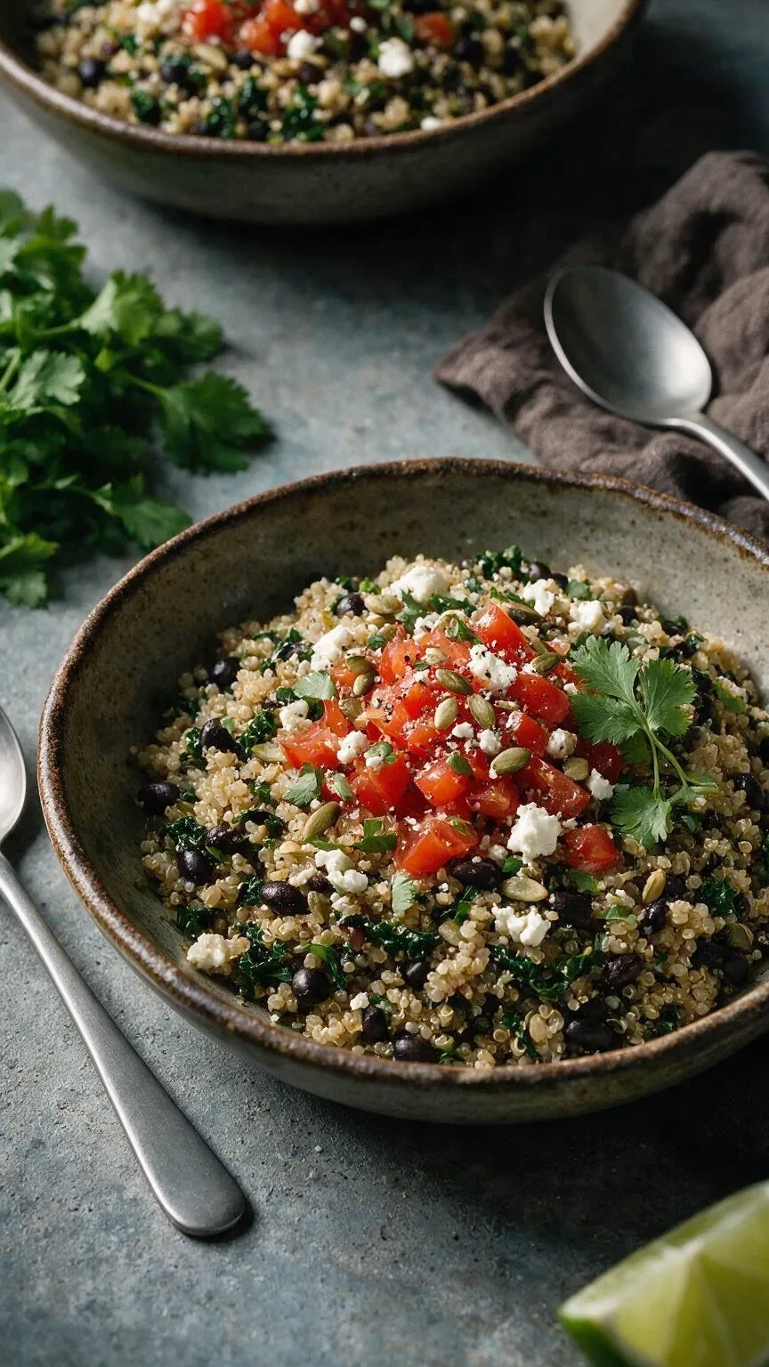 Limetten-Quinoa-Pilaw (KI-Illustration)