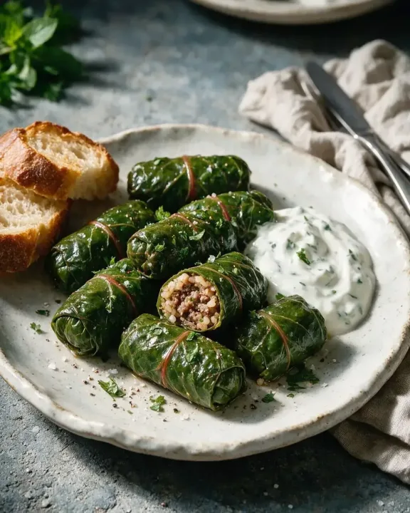 Mangold-Dolmas (KI-Illustration)