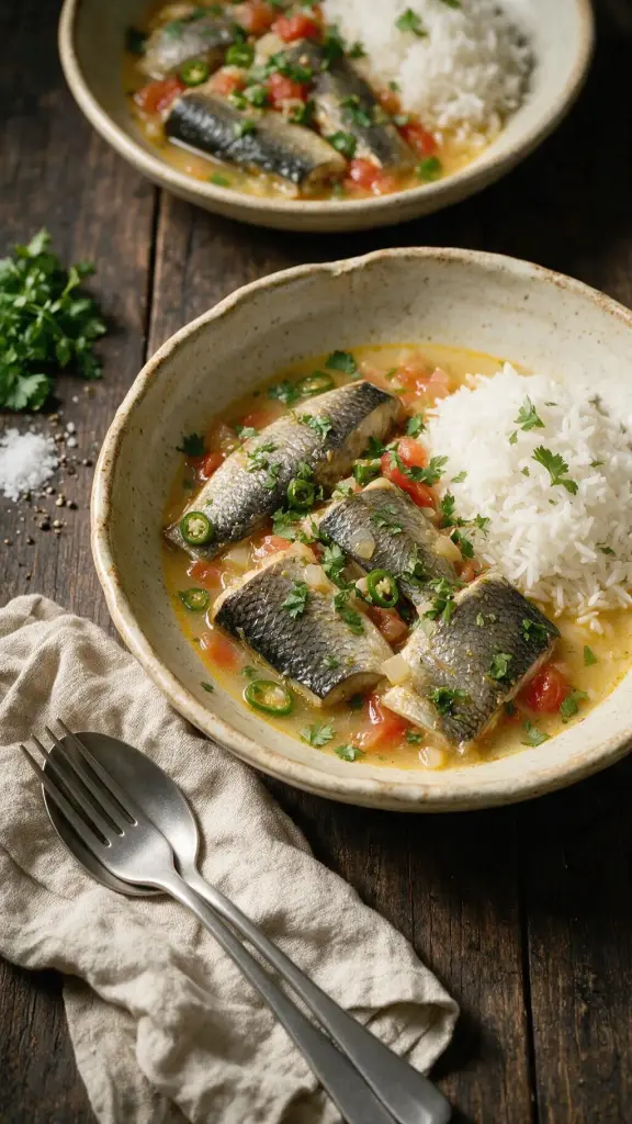 Masor Tenga Fisch-Curry