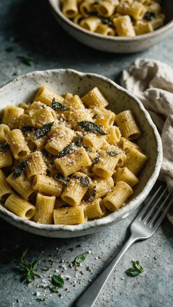 Mezzi Rigatoni mit Salbeibutter