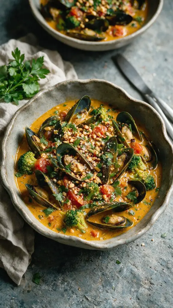 Miesmuschel-Curry