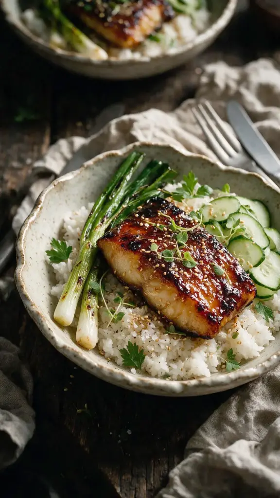 Miso-Lachs vom Grill