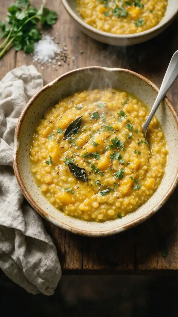 Straucherbsen-Mango-Curry