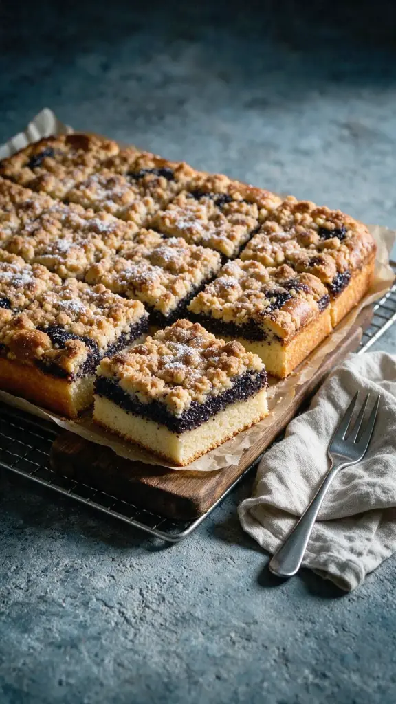 Mohnstreuselkuchen