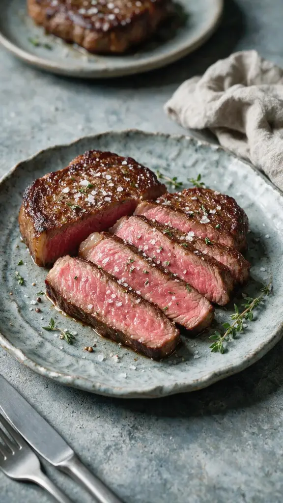 Niedrigtemperatur-Steak