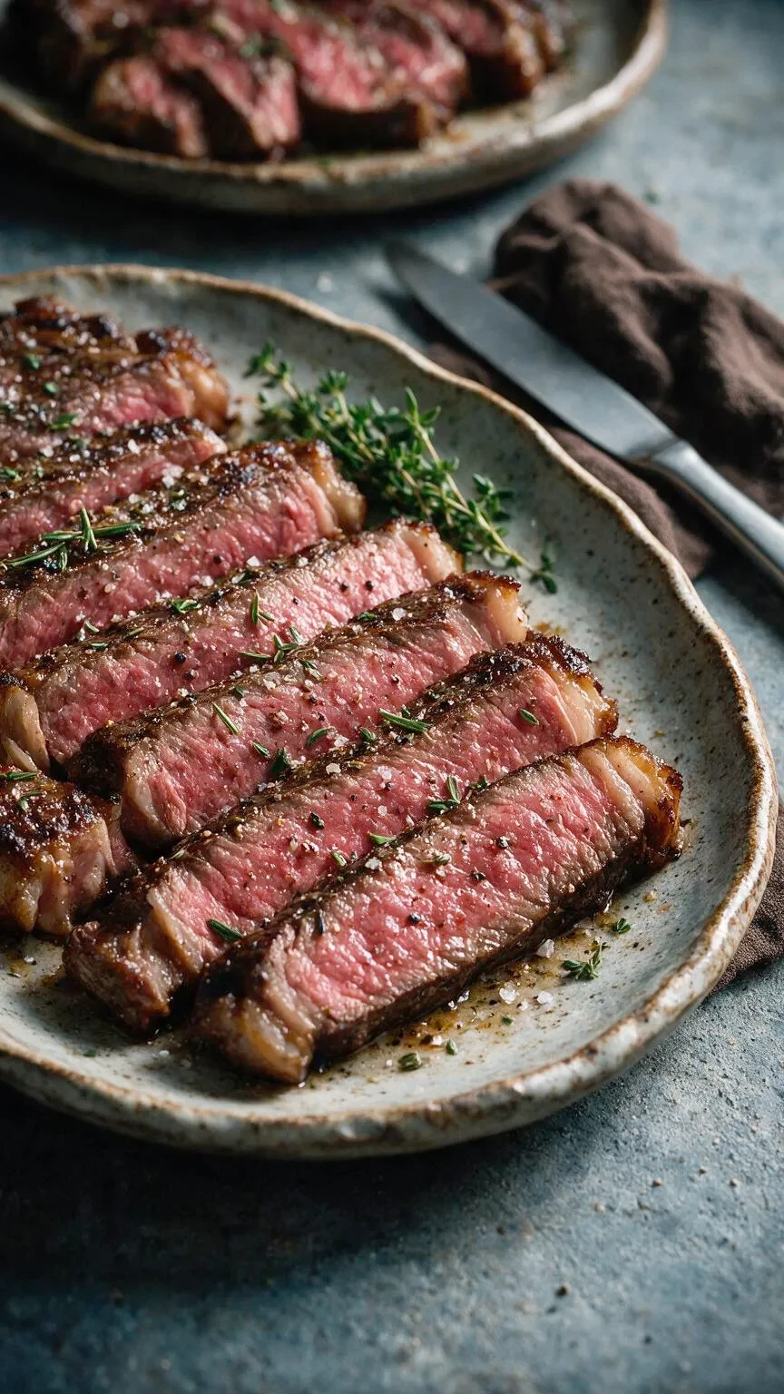 Niedrigtemperatur-Steak (KI-Illustration)