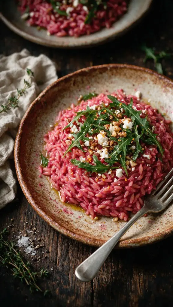 Orzo mit Rote Bete & Orange