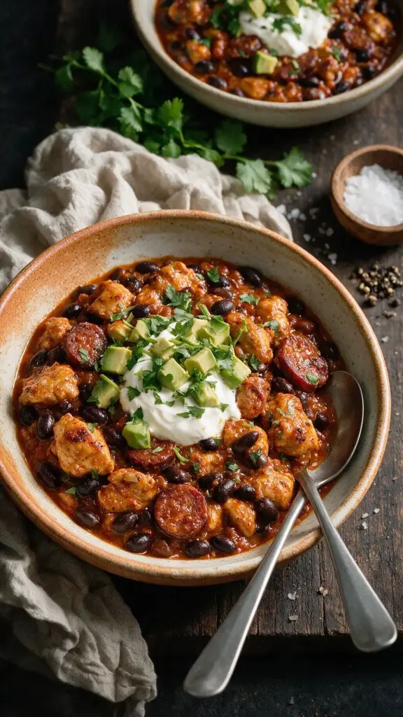 Paprika-Hähnchen-Eintopf