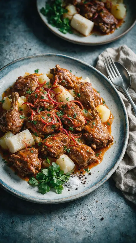 Peruanische Ente mit Chili