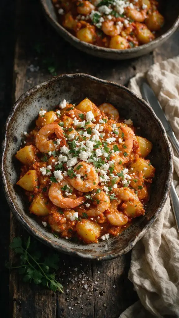 Peruanische Garnelenpfanne