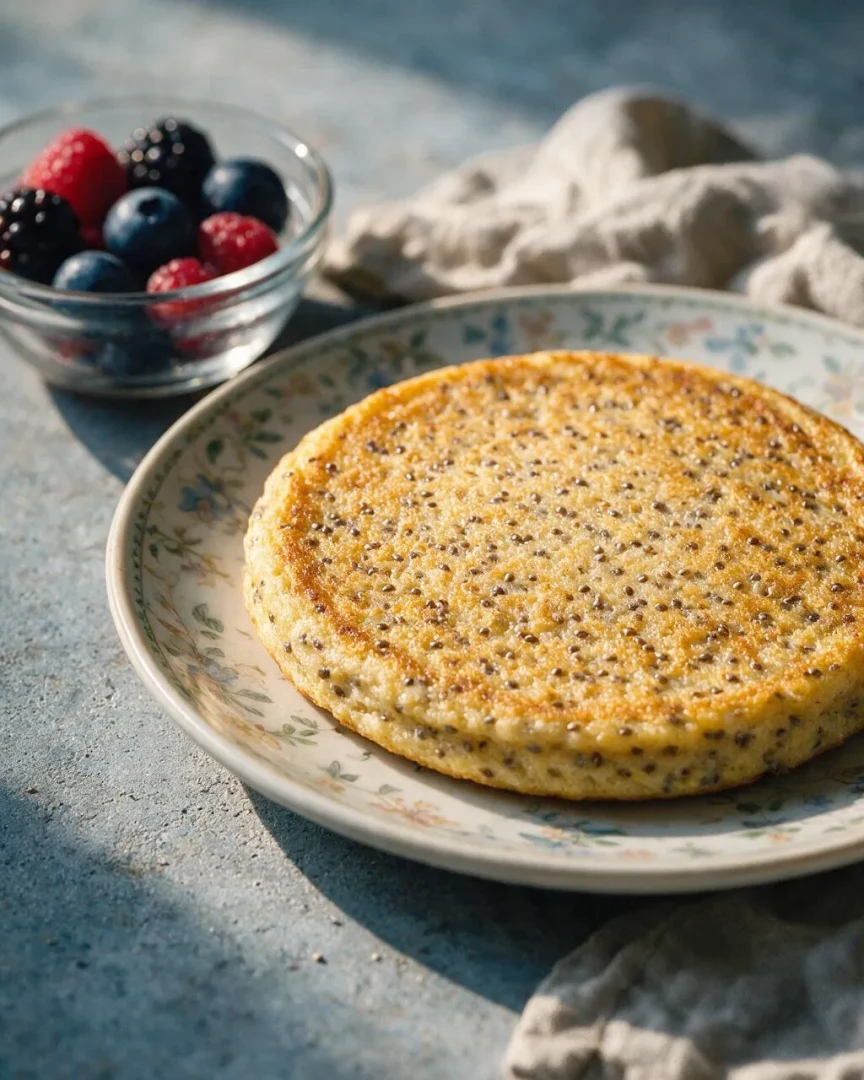 Pfannkuchen mit Chiasamen (KI-Illustration)