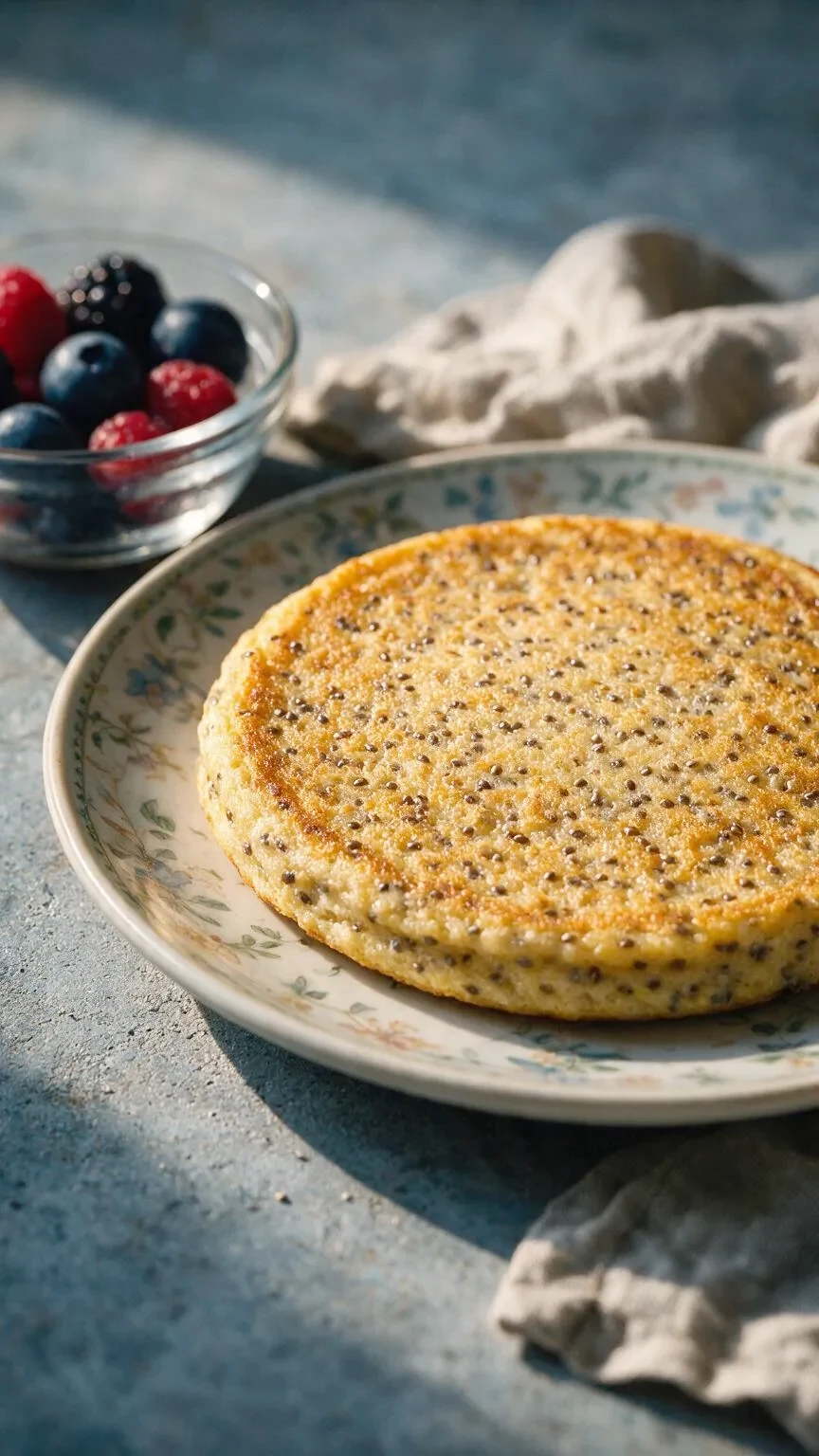 Pfannkuchen mit Chiasamen (KI-Illustration)
