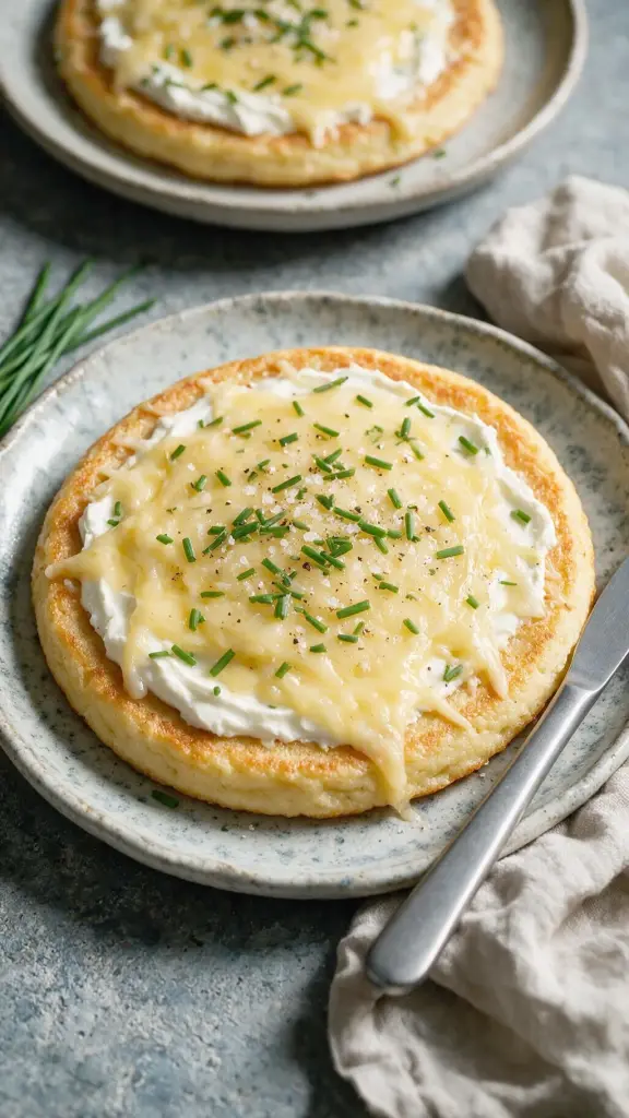 Pfannkuchen mit Frischkäse