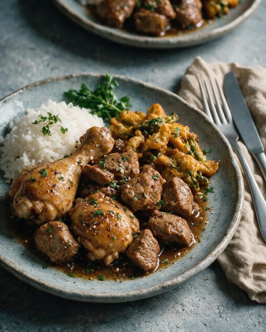 Philippinisches Adobo (KI-Illustration)