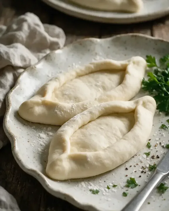 Türkischer Hefeteig für Pide (KI-Illustration)
