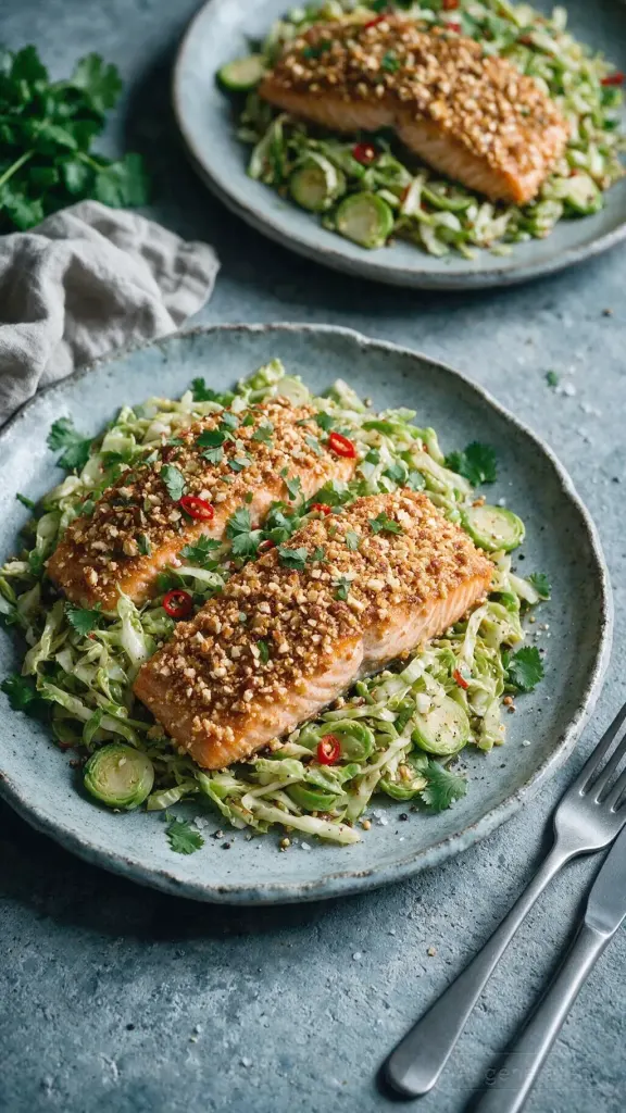Lachs mit Pretzel-Kruste